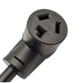 thumbnail image 3 of Parkworld 886139A Generator Adapter Cord Locking 4 Prong Male NEMA L14-30P to 10-30R Dryer 3 Prong Receptacle (25FT), 3 of 4