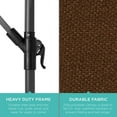 thumbnail image 6 of Best Choice Products 10ft Offset Hanging Outdoor Market Patio Umbrella w/ Easy Tilt Adjustment - Brown, 6 of 7
