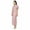 Pink, variant on Bimba Women Long Cotton Kaftan Bohemian Nightgown Floral Maxi Caftan