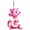 Pink-C, variant on yulier Personalized Dinosaur Christmas Ornaments, 26 Initial Letter Cartoon Dinosaur Hanging Pendant Plastic Initial Monogram Christmas Tree Decoration with Hanging Rope Xmas Gifts for Kids