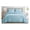 Chambray Blue, Ruffled Edge, variant on Eleanora Queen Bed in a Bag 7-Pieces Ruffled Edge Trim Soft Washed Double Brushed Microfiber Comforter with Sheets Lightweight All Season Bedding Set (Queen, Aqua)