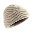 thumbnail image 2 of Worallymy Knitted Beanie Hat Elastic Soft Winter Unisex Outdoor Sports Hiking Camping Snow Ski Thermal Cap Casual Headwear Women Man Beige Yellow, 2 of 10