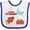 White and Royal, variant on Inktastic I Love My Granny to the Moon and Back Boys or Girls Baby Bib