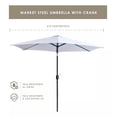 thumbnail image 4 of Sombrilla Plegable CJR 3 Mts Beige, 4 of 10
