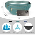 thumbnail image 2 of Pack of 3 Women's Waterproof Waist Bag Outdoor Sports Waterproof Waist Bag Adjustable Strap Waist Bag, 2 of 7