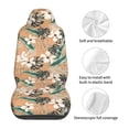 thumbnail image 5 of Sikiie Tropical Leaves Flower Car Seat Protector 2 Pack Car Seat Cushion Mat, Car Seat Covers for SUV, Truck, Van, 5 of 7