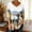 Multicolor#6, variant on Drovellove Women's 3/4 Length Sleeve V Neck Pullover Top - Loose Fit Casual Printed Blouse for Spring, Summer, or Work