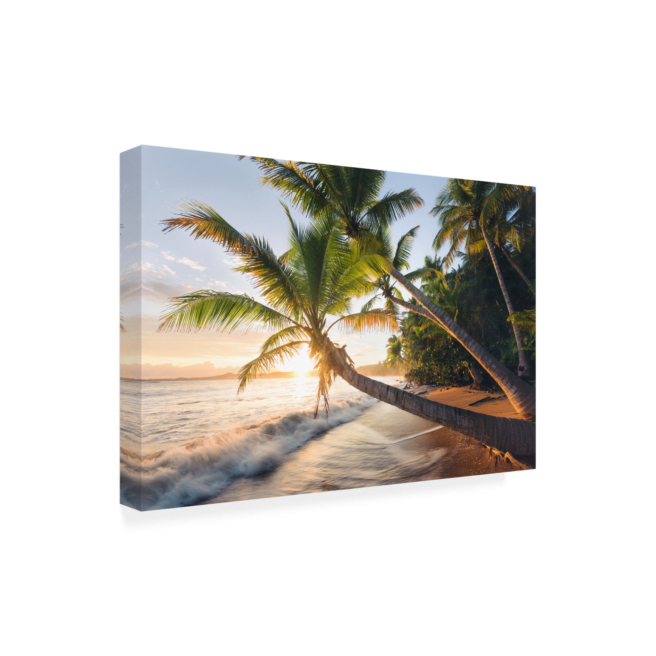 Trademark Fine Art Stefan Hefele Paradise Shore Canvas Wall Art