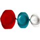 thumbnail image 2 of Juego de 3 moldes para prensar bolas de masa, tapete para repostería, prensa para empanadas para cocinar raviolis Pierogi, paquete de 3 tamaños con rojo/blanco/verde azulado, 2 of 5