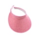 thumbnail image 2 of Sonducket Sombreros para el sol Protección Clip-On Gorras Visera de lino Ajustable Grandes aleros Parte vacía Color sólido Regalo deportivo Sombreros rosa Sonducket AP010232-04, 2 of 6