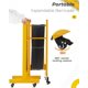 thumbnail image 4 of Yeshouse Barrera de seguridad extensible, plegable y móvil, ajustable a 270°, con 6 ruedas, retráctil, para control de tráfico, cordón, ascensor, garaje y eventos. Fácil de montar, 4 of 5