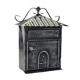thumbnail image 2 of GUOOL Letter Box Mailbox European Hanging Mail Organizer Wall Mount Locking Suggestion Black, 2 of 8
