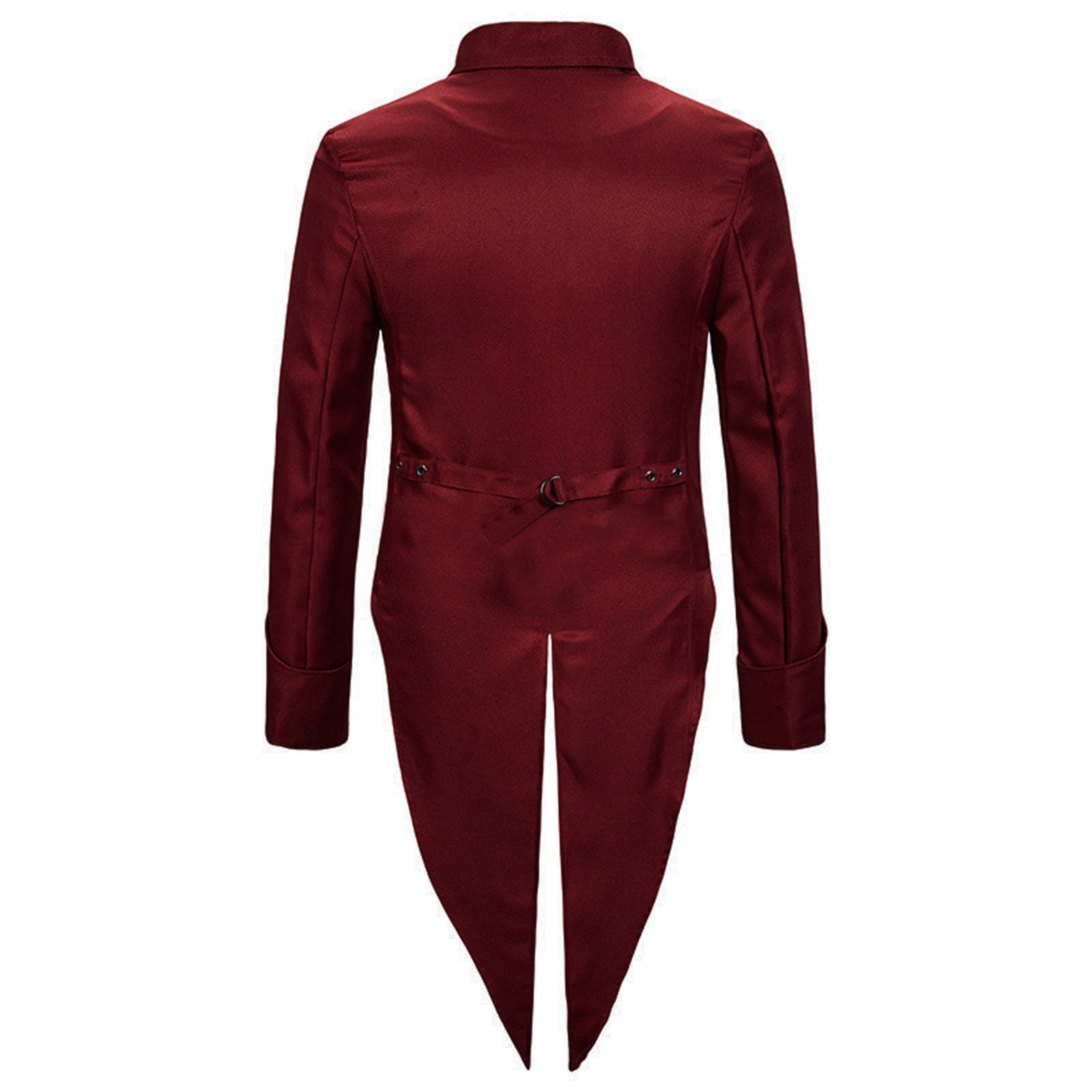 Costume Halloween Homme Vintage Smoking Gothique Steampunk - Veste Longue Manteau Medieval Déguisement Homme