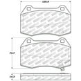 thumbnail image 3 of StopTech Performance 02-07 350z/G35 w/ Brembo Front Brake Pads, 3 of 3