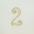 thumbnail image 1 of 1 Pc, 12 Inch X 1/4 Inch Wood Numbers 2 In The Curlz Font Great For Craft Project & Different Decor, 1 of 3