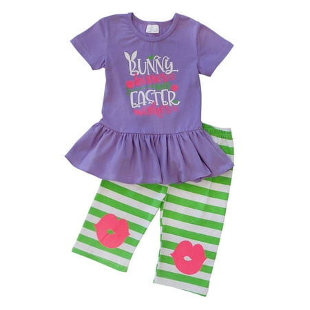 Boutique Girls 2 Piece - Toddler Girls Easter 2 Piece Boutique Outfit So Sydney