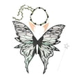 thumbnail image 2 of hada, accesorios para fotos festivales, regalo para niños, disfraz Halloween, encantador vestido elegante Negro, 2 of 8