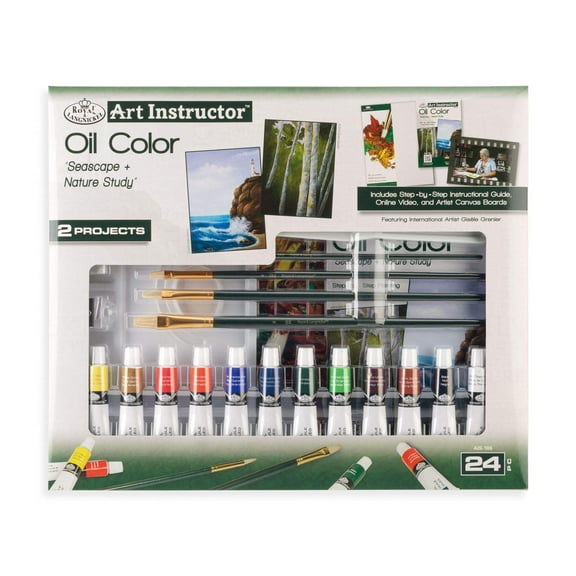 Royal & Langnickel Seascape   Nature Study Oil Color Art Set - 24pc