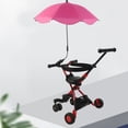 thumbnail image 4 of 14 Inch Baby  Parasol, Universal Baby Carriage Umbrella With Clamp, 360 Degree Adjustable  Protection Baby  Umbrella, Foldable Waterproof  Sun Shade, 4 of 8