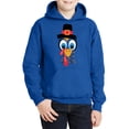 thumbnail image 2 of Awkward Styles Thanksgiving Hoodies for Kids Turkey Face Hooded Youth Sweatshirt, 2 of 5
