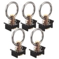 thumbnail image 1 of 5 Pcs Raccord à Goujon Simple Raccord d'Anneau de Rail en L Raccord d'Anneau de Rail en Acier à Goujon Simple avec Anneau Anneau Torique en Acier, 1 of 8