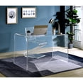 thumbnail image 2 of Progressive Furniture A La Carte Acrylic Office Desk in Clear, 2 of 3