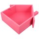thumbnail image 3 of Estante de pared pequeño en forma de casa, de madera, para dormitorio, sala de estar, cocina y oficina (rosa)., 3 of 8