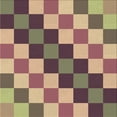 thumbnail image 1 of Ahgly Company Machine Washable Indoor Square Transitional Fall Leaf Brown Green Area Rugs, 4' Square, 1 of 7