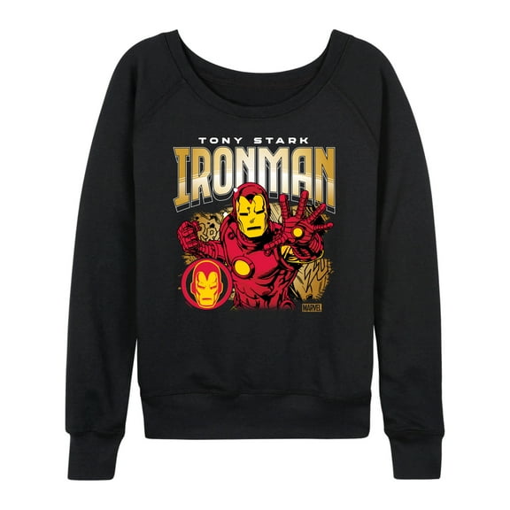 Marvel Iron Man - Tony Stark - Women's French Terry Pullover Sweatshirt