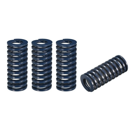 

Die Spring 4 Pack 30mm OD 75mm Long Spiral Stamping Light Load Compression Die Springs Blue