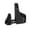 Black, variant on Multifunction Glass Shelf Mounting Brackets Modern Glass Shelf Holder Adjustable Clamps Wall Bracket for Glass or Wood S