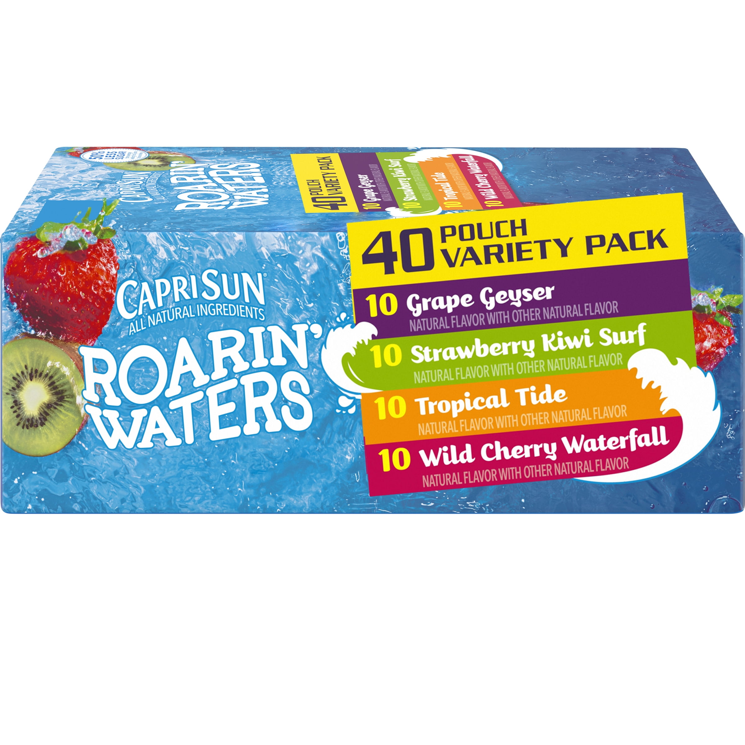 Capri Sun Roarin' Waters Naturally Flavored Water Beverage Variety Pack