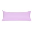 thumbnail image 1 of Zippered Body Pillow Case Cover Soft Microfiber Long Pillowcases Violet 20x60, 1 of 8