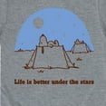 thumbnail image 3 of Peanuts - Life Is Better Under The Stars - Toddler And Youth Short Sleeve Graphic T-Shirt, 3 of 6