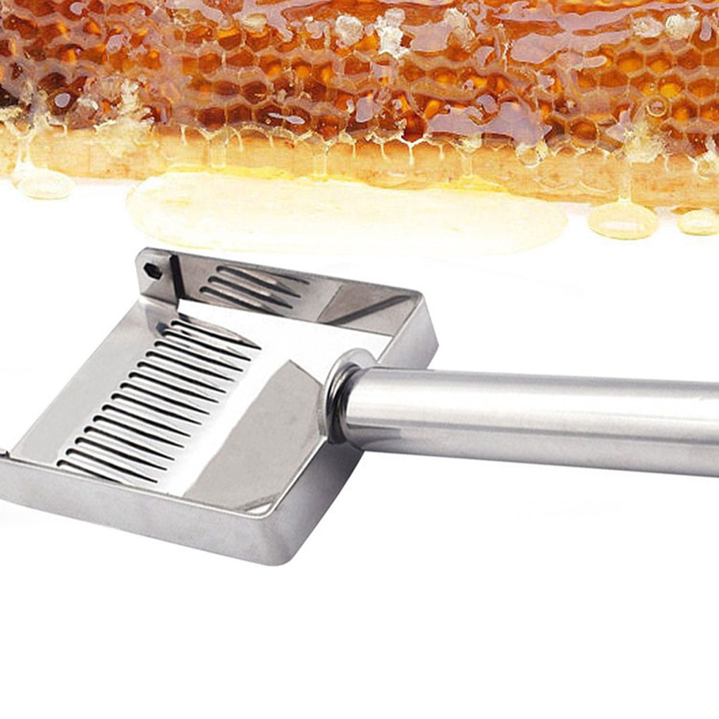 Becaristey Outils de Décapsulage de Miel d'Apiculture avec Poignée en Acier Inoxydable Facile et Sûr à la Structure Durable