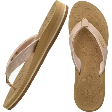 

Flip Flops For Women Yoga Mat Comfortable Beach Thong Sandals With Arch Support