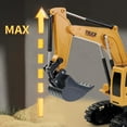 thumbnail image 2 of XIHAMA Remote Control Excavator Toy, RC Construction - Metal Shovel Digger Vehicles with Lights Sounds and 360° Rotation Digging Sand, Christmas Birthday Present for Aged 3 4 5 6-10 + Year Old, 2 of 14