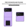 thumbnail image 2 of Mantto for Samsung Galaxy Z Flip 3 5G, Folding Bracket Kickstand Military Grade Drop Protection,Skin-Friendly PC Back, Anti-Scratch Anti-Fingerprint case For Samsung Galaxy Z Flip 3 5G, Purple, 2 of 10