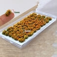 thumbnail image 2 of Lefu 53Pcs Adhesive Static Grass Tufts Model scenery Miniature Scenery Wildflowers, 2 of 6