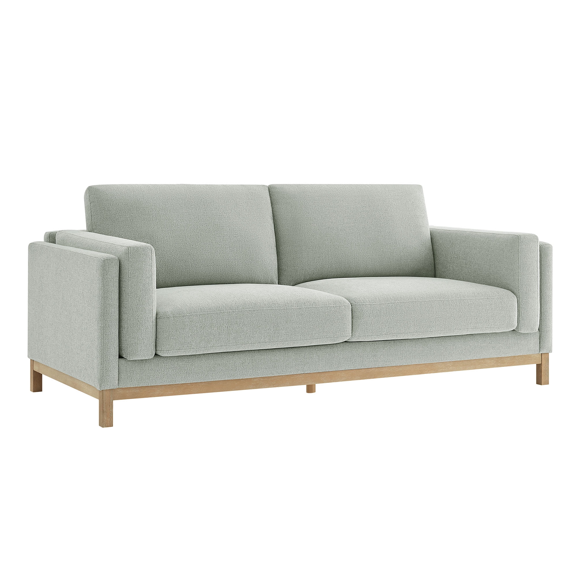 Modway Roscoe 81 inch Fabric Sofa in Gray