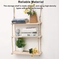 thumbnail image 4 of ruzhgo Storage Shelf Ins Simple Rack Ornaments Wall-mounted Organizer Hanging Cabinet Organization Durable Racks Home 40*15*1.0, 4 of 6