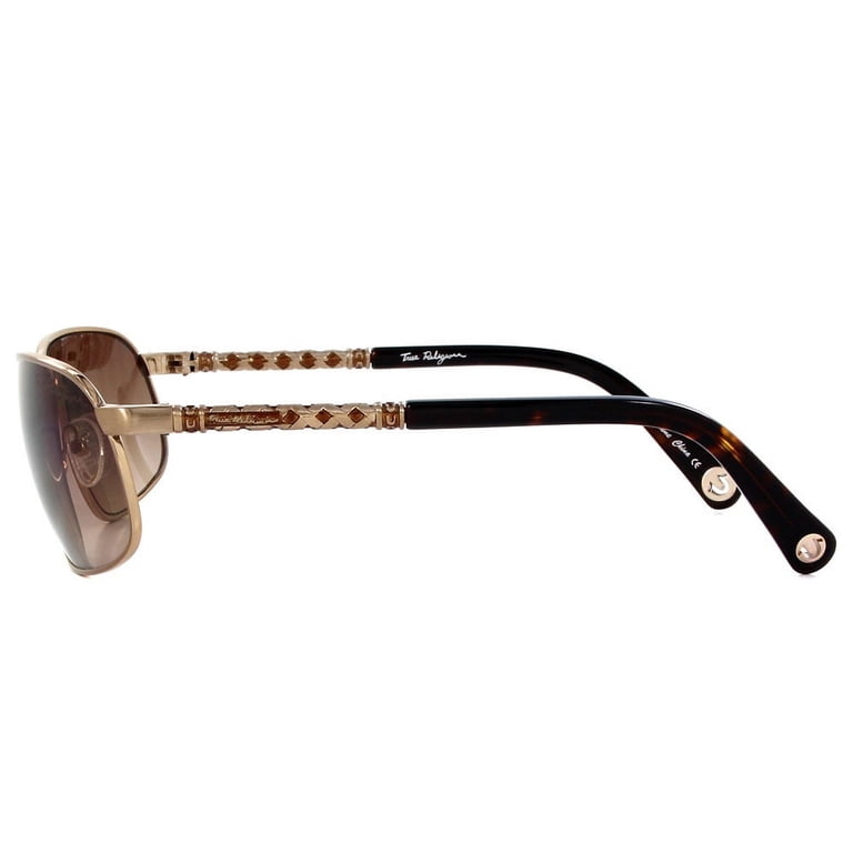 True Religion monogram sunglasses gold Living Health Products AZ-154-TRSRILEYMGLD True Religion  main image 2