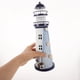 thumbnail image 3 of Farol de vela con forma de faro LED, estilo mediterráneo, candelabro de hierro para muebles de escritorio, decoración del hogar, 3 of 7
