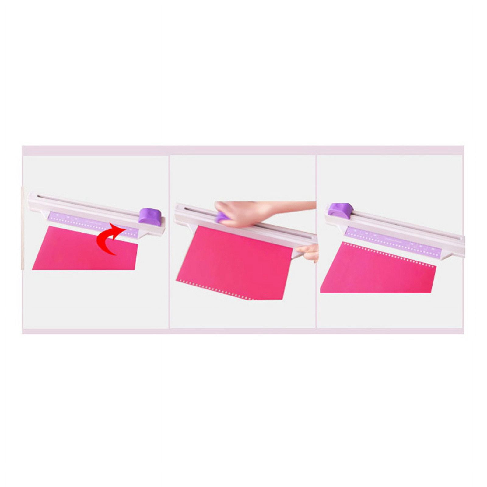 30 Holes Puncher Sliding Light Duty Paper Punch A4 B5 A5 A7 B7 A6 B6 Capacity 5 Sheets Hole