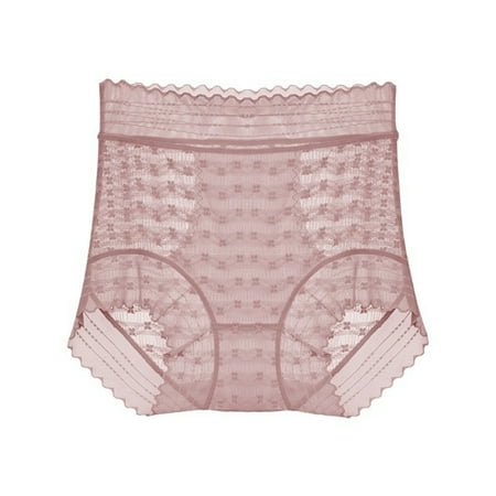 Women s Sexy Underwear Plus Size Panties Floral Sheer Lace Boyshort Cheeky Briefs Panty High Waist Soft Underpants