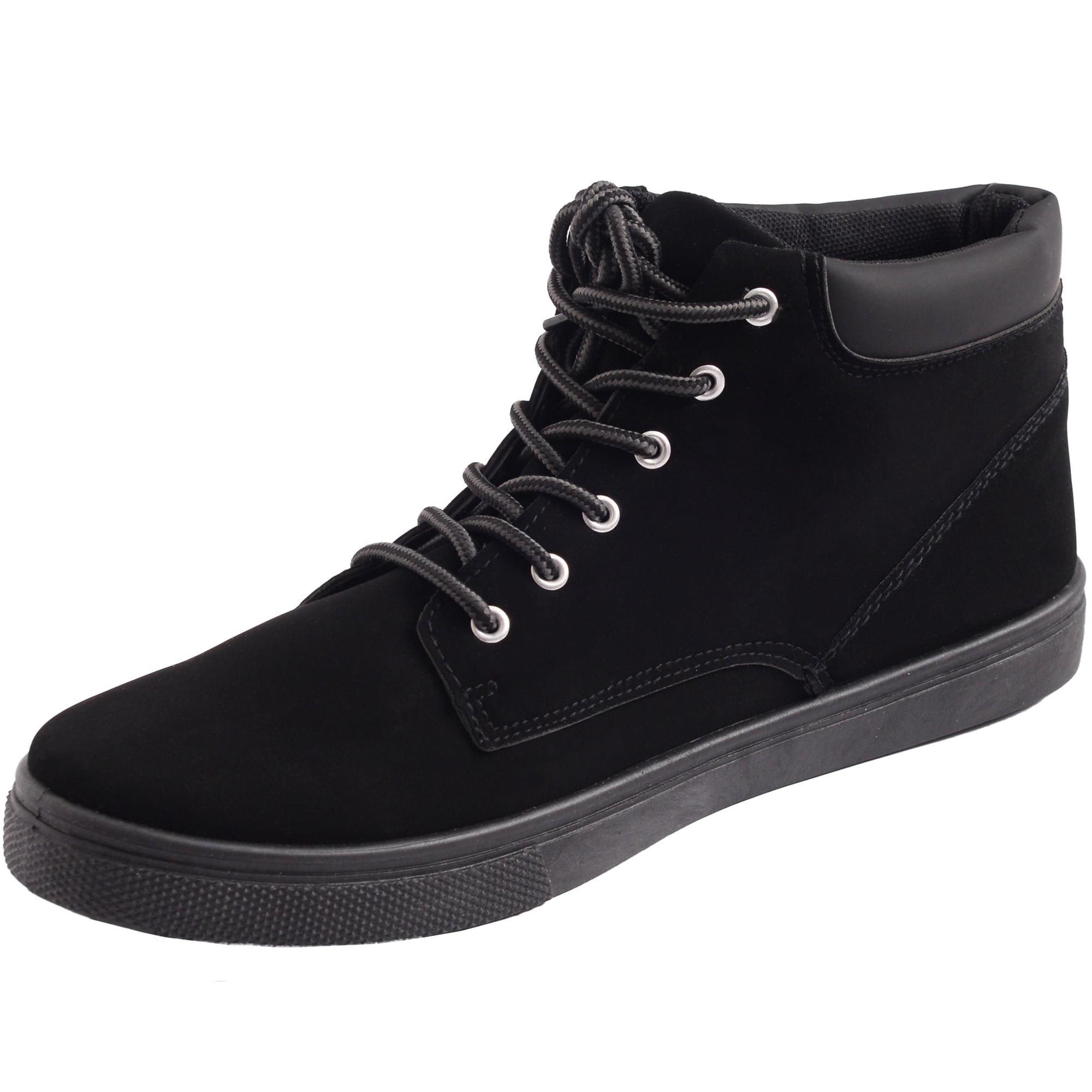 Cat and Jack Arlie Black High Top Sneaker Lace Up Shoe Boys Kids Black Size 1 