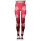 thumbnail image 3 of WILLBEST Leggings de Yoga de Cintura Alta con Estampado de Copos de Nieve Navideños para Mujer, Mallas Elásticas Cómodas para Hacer Ejercicio Y Correr. Mediana, 3 of 4