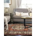 thumbnail image 5 of Unique Loom Utopia Collection Area Rug - Larissa (7' 1" x 10' Rectangle Terracotta/Blue), 5 of 7