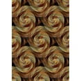 thumbnail image 2 of Manlove, David 18x24 Gold Ornate Wood Framed with Double Matting Museum Art Print Titled - Cinnamon Rolls Seamless Pattern, 2 of 4