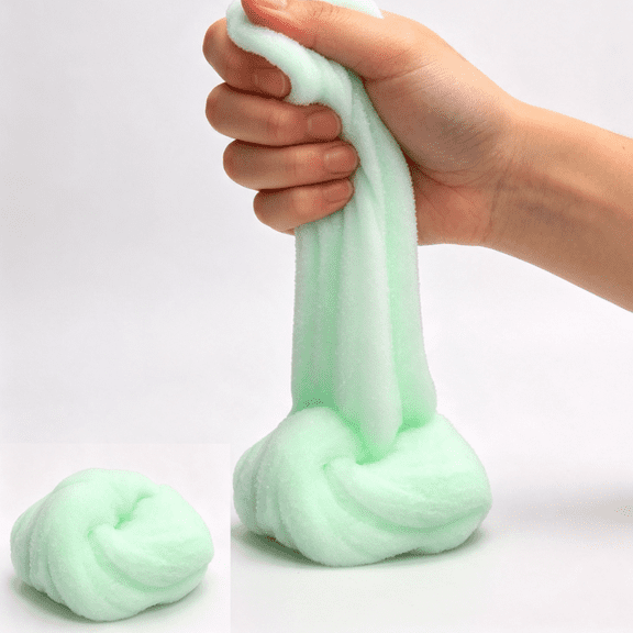 100ML Stretchy Fluffy Putty Non-Sticky Stress Relief Slime Toy Soft Pullable Slime Fidget Sensory Toy for Party Favors Birthday Gift